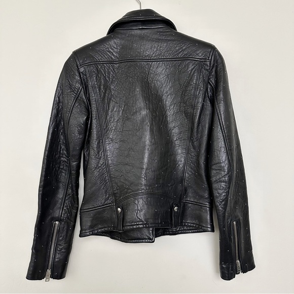 IRO Vamy Studded Leather Biker Jacket - Picture 10 of 15
